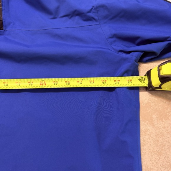 Helly Hansen Helly Tech Hooded Rain Jacket Mens Large Blue Waterproof Shell - Picture 8 of 11